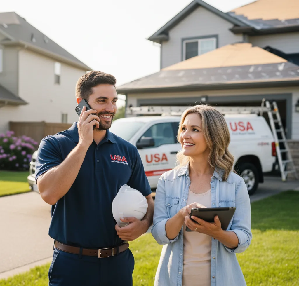 USA Roof Repair Experts customer support in French Lick
